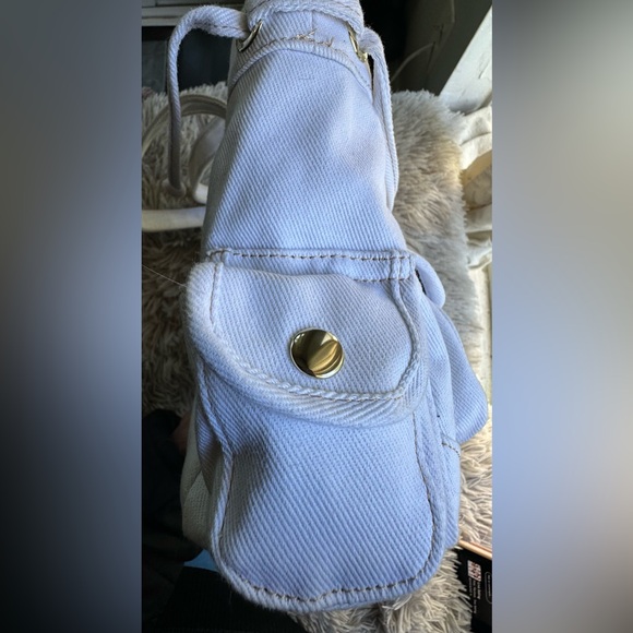 True Religion Multi-Pocket Denim Tote NWOT - Picture 8 of 16